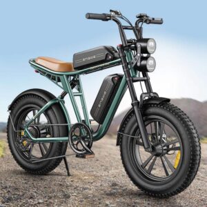 ENGWE M20 Vélo Électrique Fat Bike 20" 750W Batterie 48V 13Ah 624Wh E-MTB Tout-Terrain Double Suspension