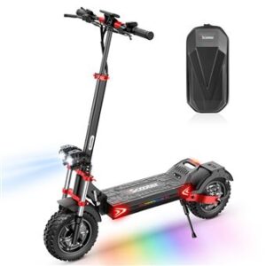 iScooter iX8 Trottinette Électrique Double Moteur 2400W Batterie 48V 20Ah Autonomie 70 km Pneus 12" Tout-Terrain