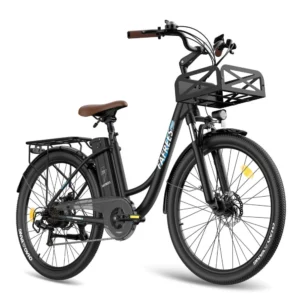 Fafrees F26 Lasting Vélo Électrique Trekking 26" 250W Batterie 48V 25Ah 1200Wh Autonomie 200 km Capteur de Couple
